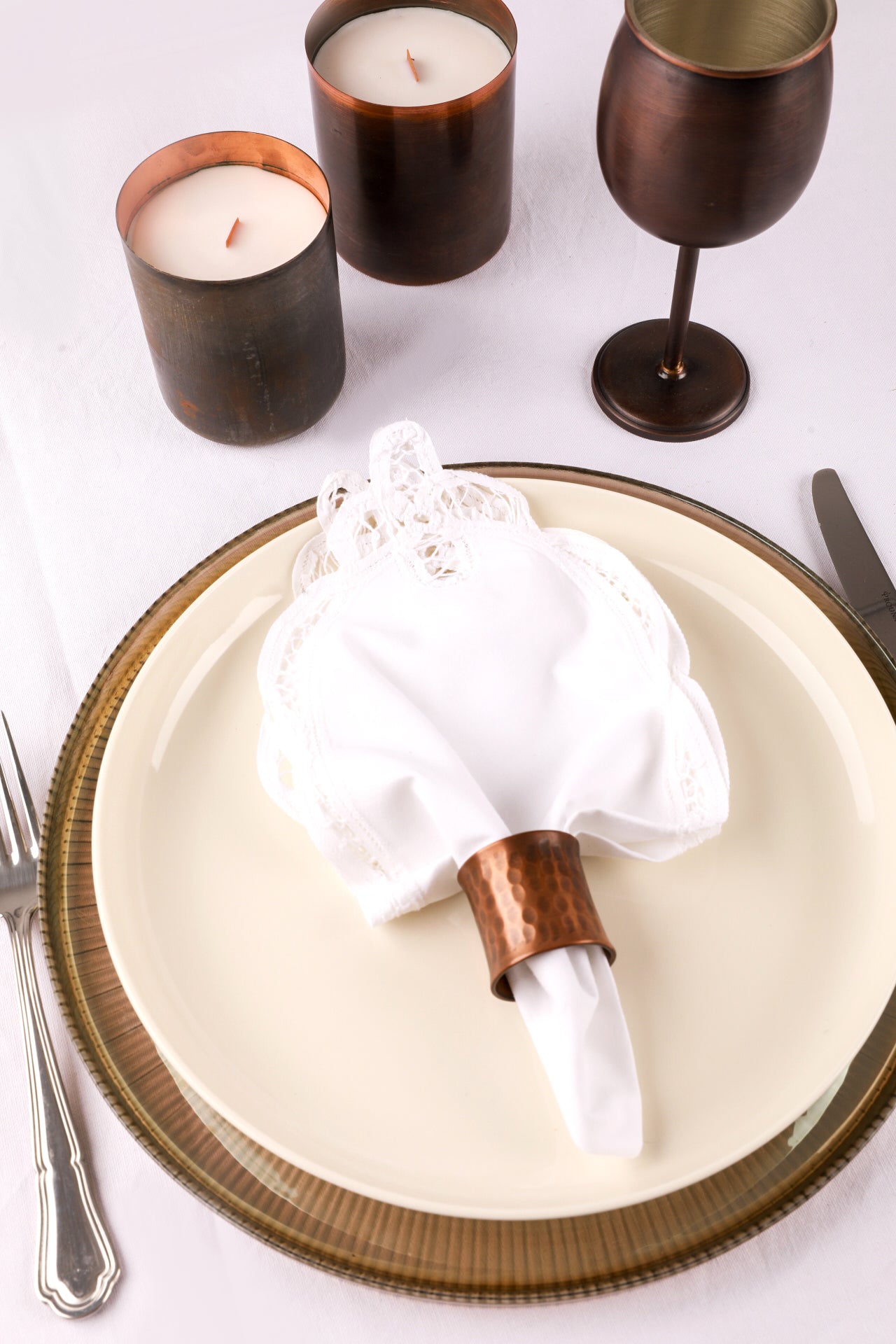 Lüks El Yapımı Okside Çift Taraflı Obje-Dondurmalık- Bowl