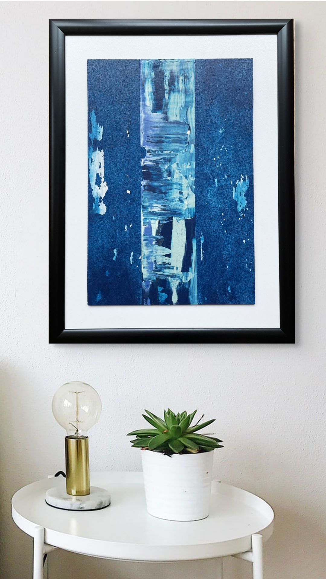 Ege Ruhu 3 – Hazır Siyah Çerçeveli Akrilik Tablo 31 x 41 cm