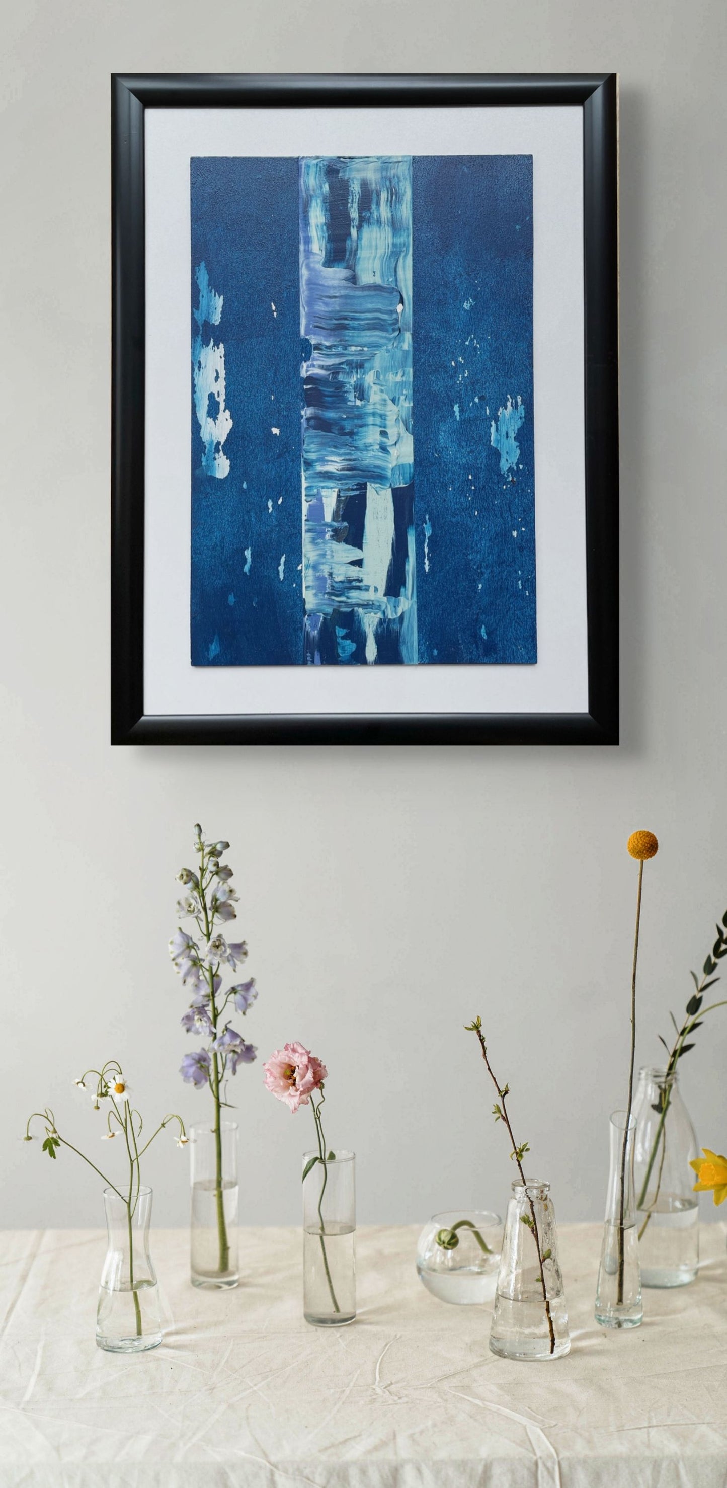 Ege Ruhu 3 – Hazır Siyah Çerçeveli Akrilik Tablo 31 x 41 cm