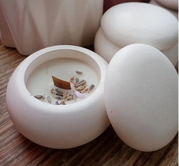 Mini Kapaklı El Yapımı Dekoratif & Kokulu Obje – Atelier Serisi
