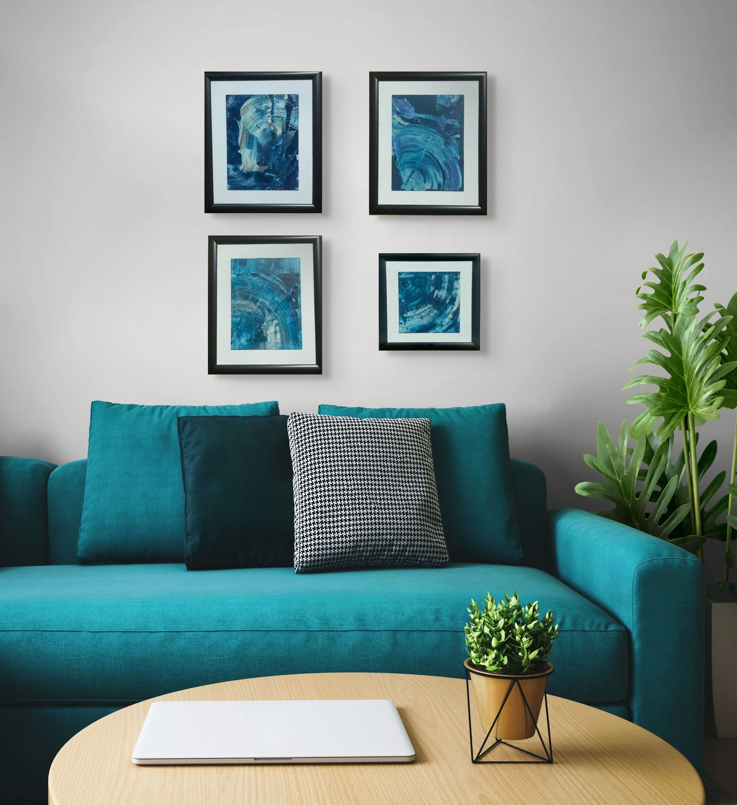 Ege Ruhu 7 – Hazır Çerçeveli 25 x 25 cm Akrilik El Yapımı Tablo