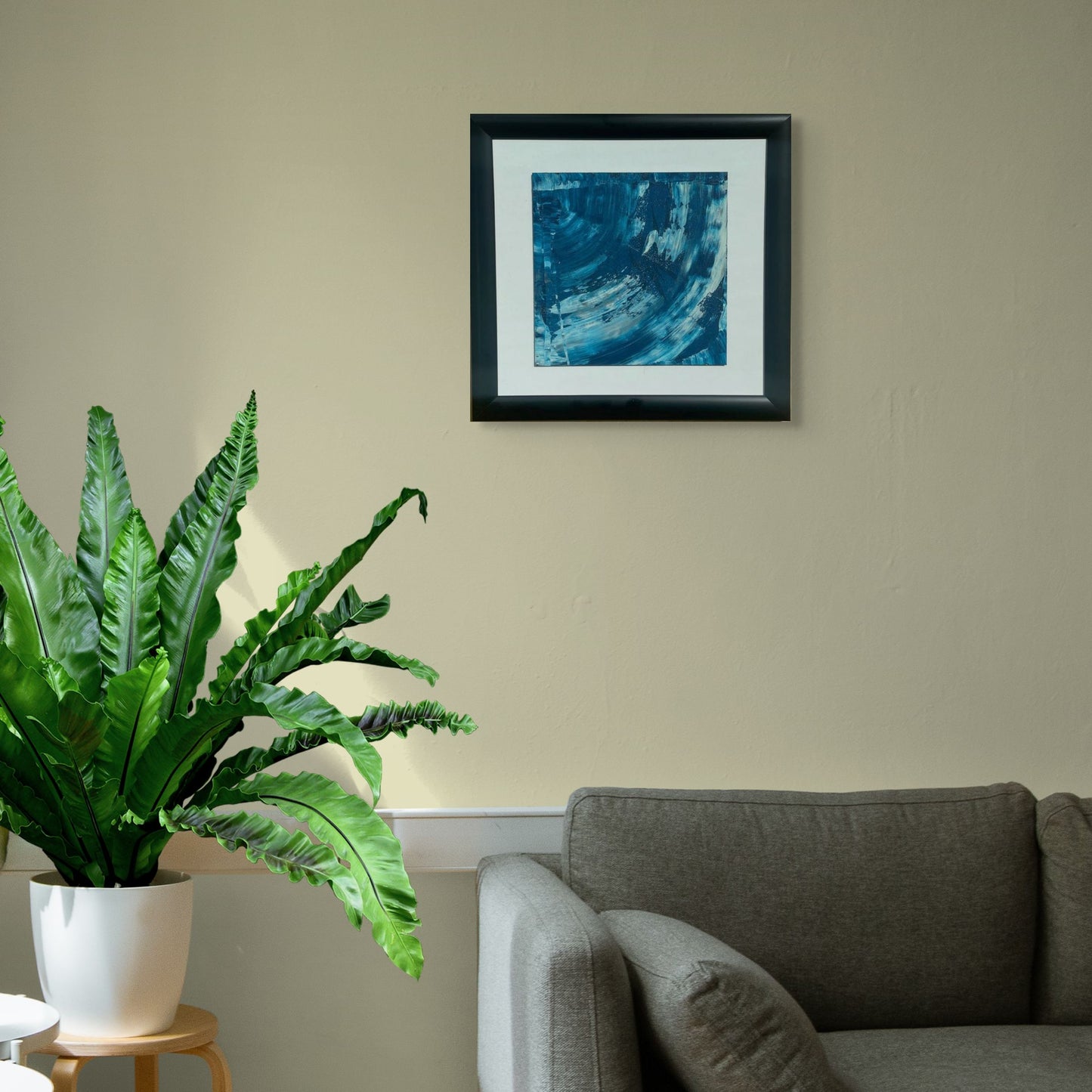 Ege Ruhu 7 – Hazır Çerçeveli 25 x 25 cm Akrilik El Yapımı Tablo