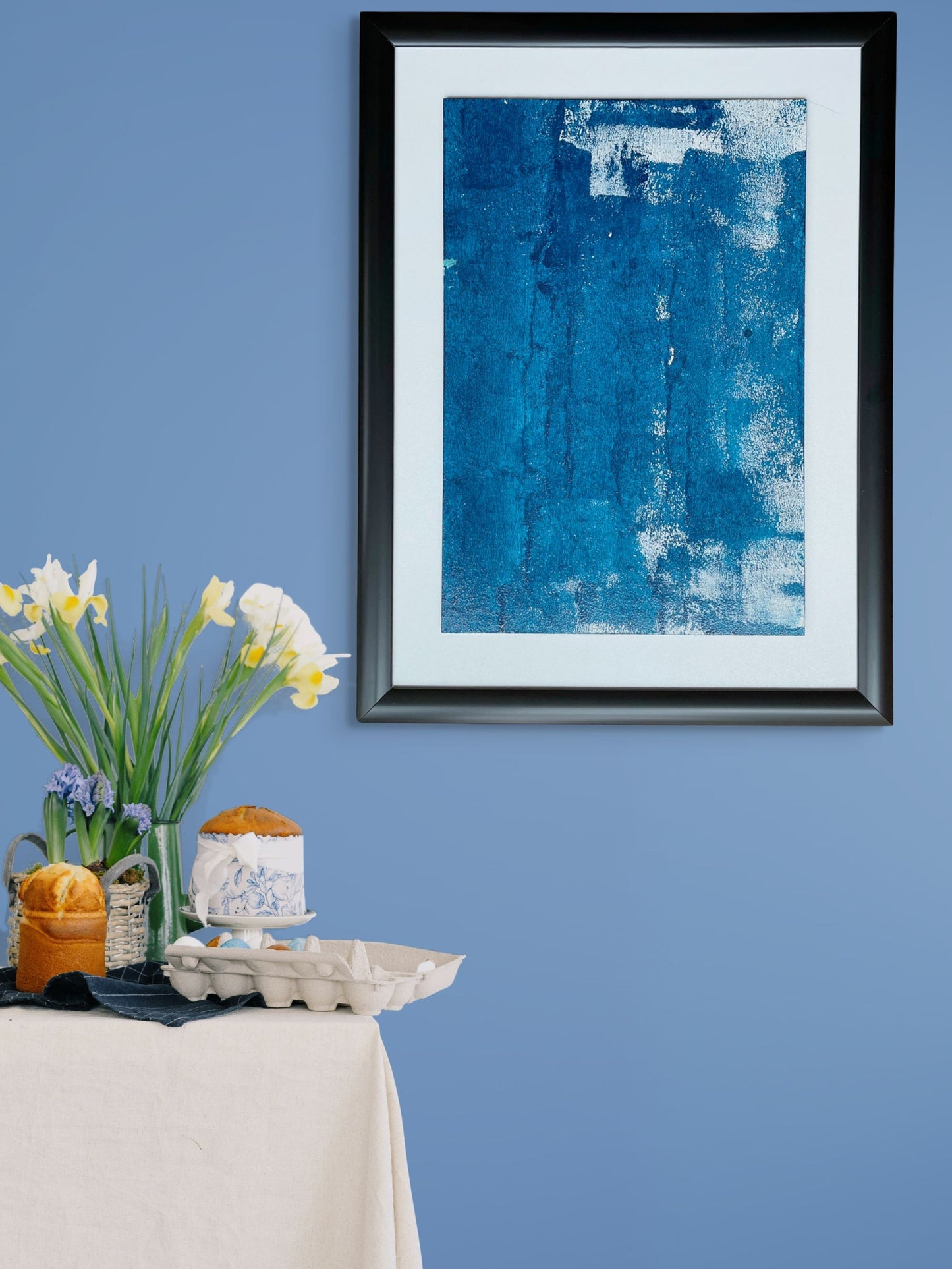 Ege Ruhu 2 – Hazır Siyah Çerçeveli Akrilik Tablo 31 x 41 cm