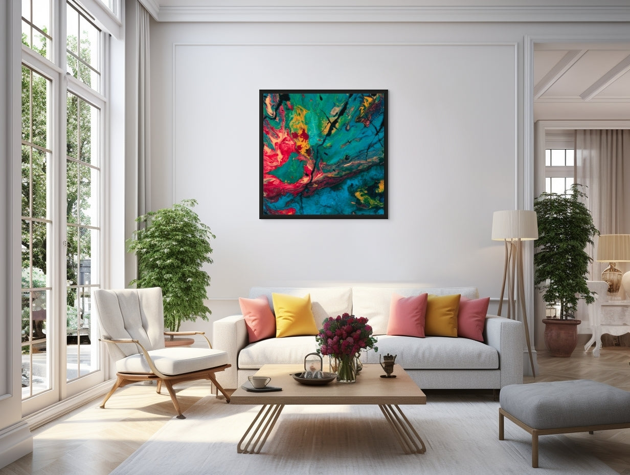 Yesterday Orijinal Design Çerçeveli Cam Baskı Tablo