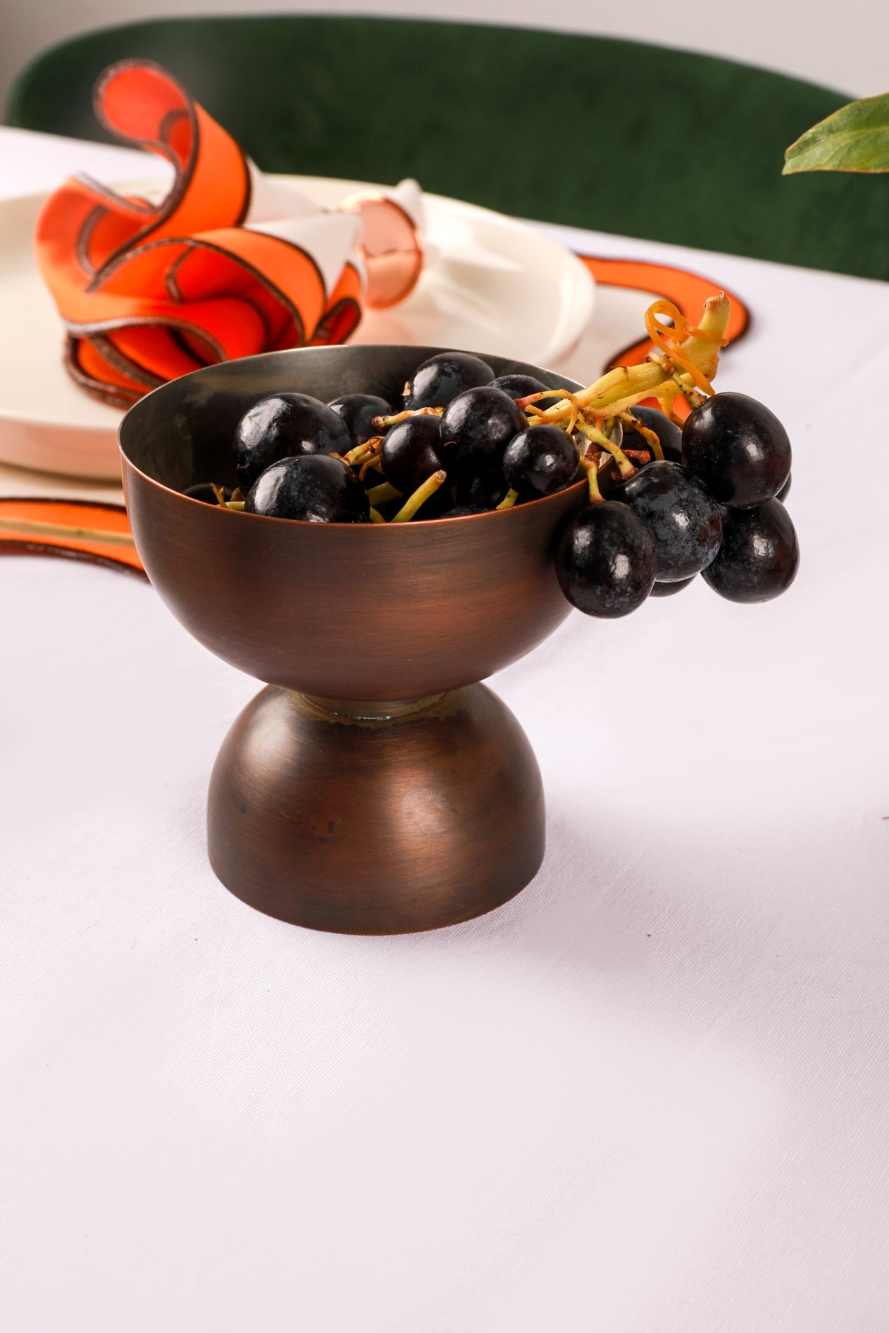 Lüks El Yapımı Okside Çift Taraflı Obje-Dondurmalık- Bowl