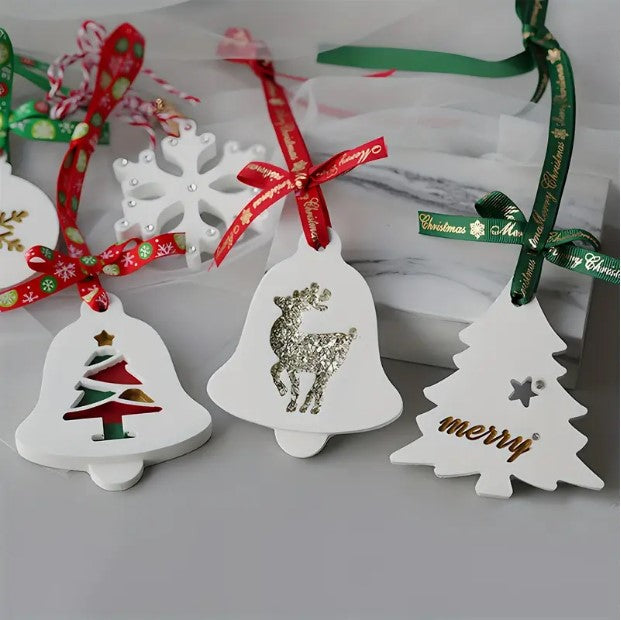 Atelier — Asılabilir 4’lü Yılbaşı Figür Seti