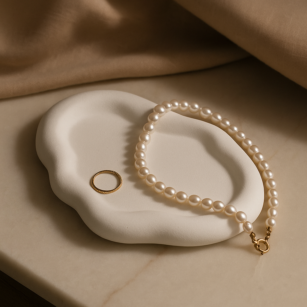 Atelier — Cumulus Bulut Tabak – Taş Dokulu Dekoratif Servis ve Düzenleme Objesi