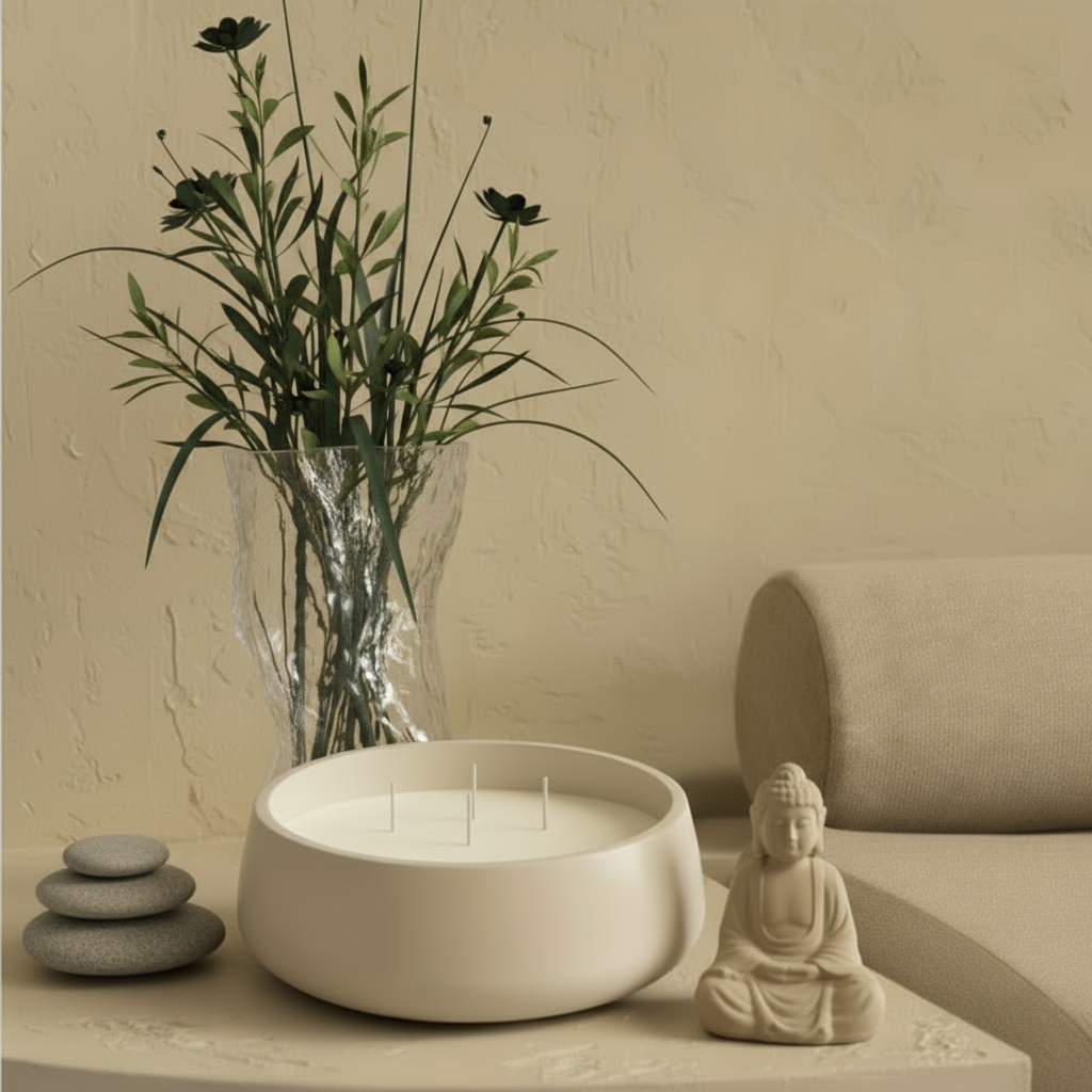 Atelier — Doğa Kase – Pürüzsüz Dokulu Dekoratif Servis ve Düzenleme Objesi