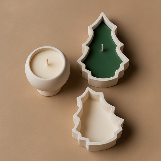 Atelier — Yılbaşı Ağacı Figürlü Taş Tozu Obje