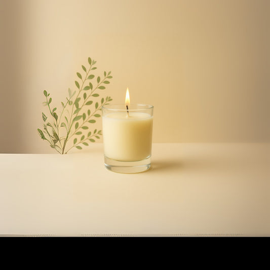 Sade Serisi – 50 g El Yapımı Cam Mum Koleksiyonu | %100 Soya Wax & Minimal Tasarım