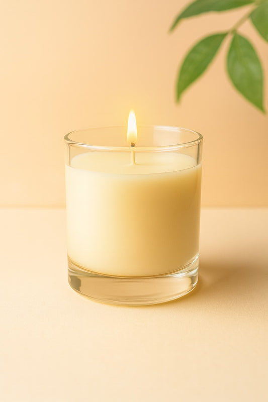Sade Serisi – 180 g El Yapımı Cam Mum Koleksiyonu - %100 Soya Wax & Minimal Tasarım