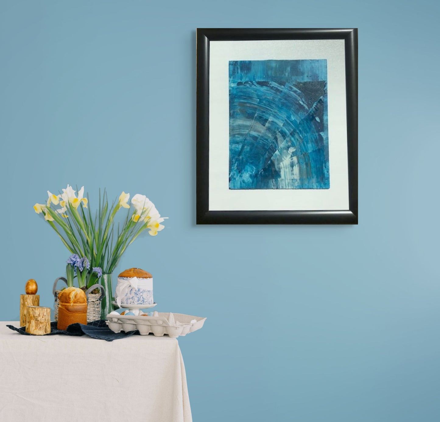 Ege Ruhu 6 – Hazır Çerçeveli 25 x 30 cm Akrilik El Yapımı Tablo